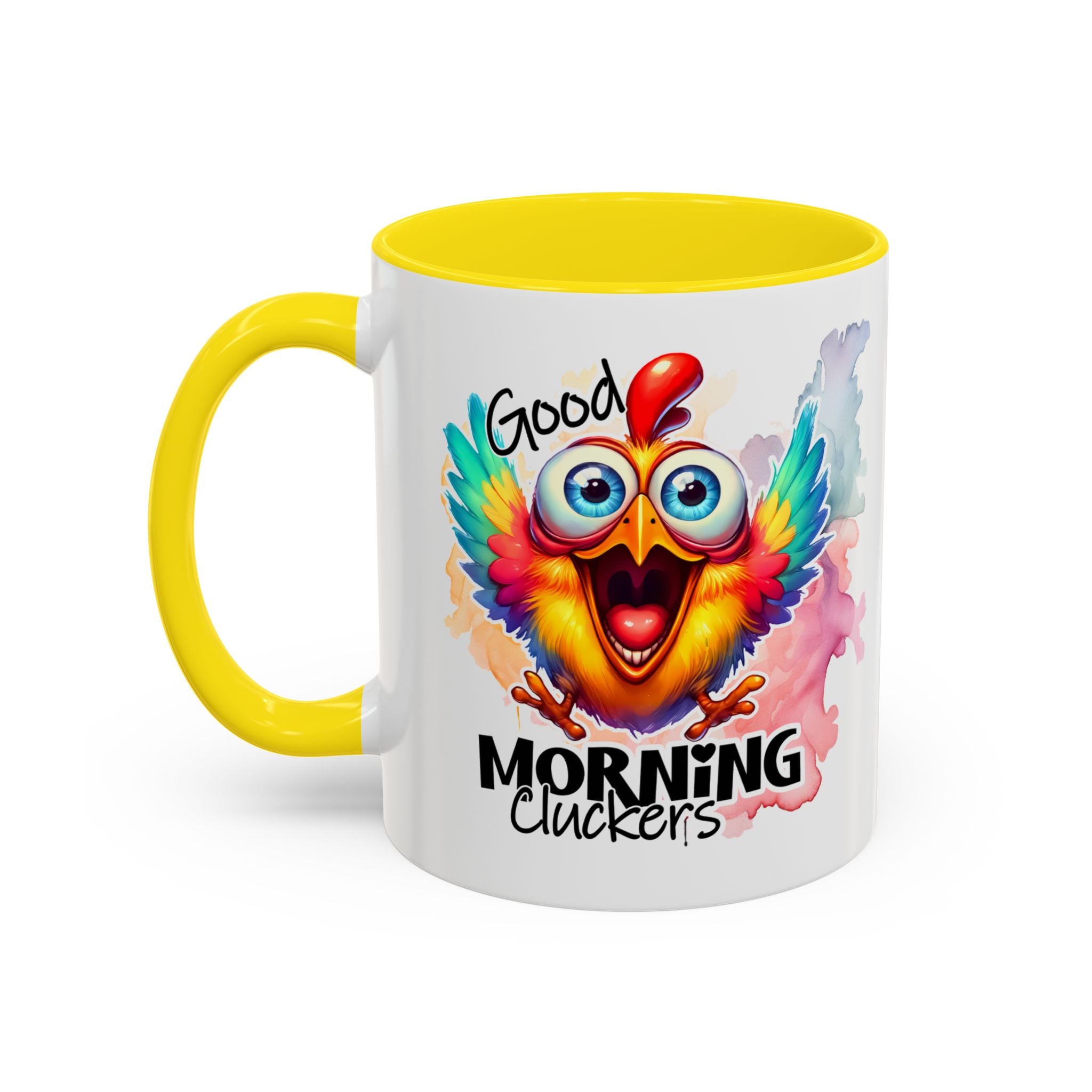 good Morning Mug with Cheerful Rooster Design - Perfect for Coffee Lovers, Gifting, Morning Routine, Kitchen Decor, Bird Enthusiasts