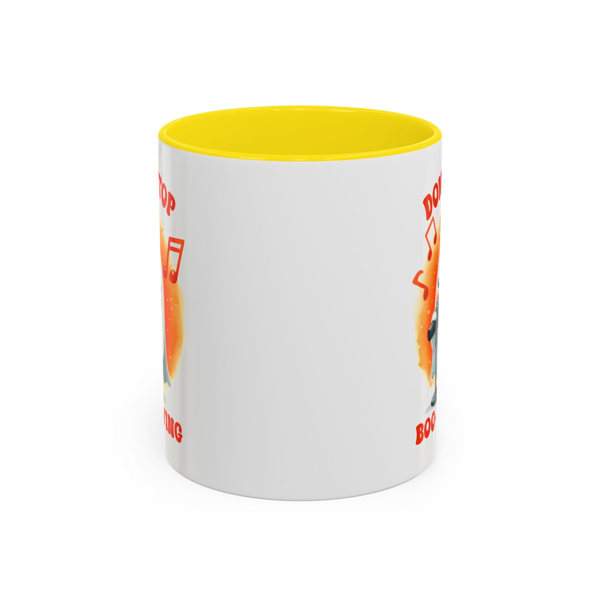 Ghost Coffee Mug, Perfect for Halloween, Fun Gift for Kids & Adults, Don't Stop Boo-lieving Mug, Caffeinated Spirits