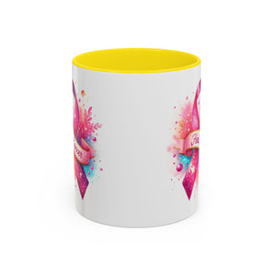 Inspirational Cancer Awareness Mug, Positive Affirmation Cup, Gift for Survivors, Supportive 11oz or 15oz Ceramic