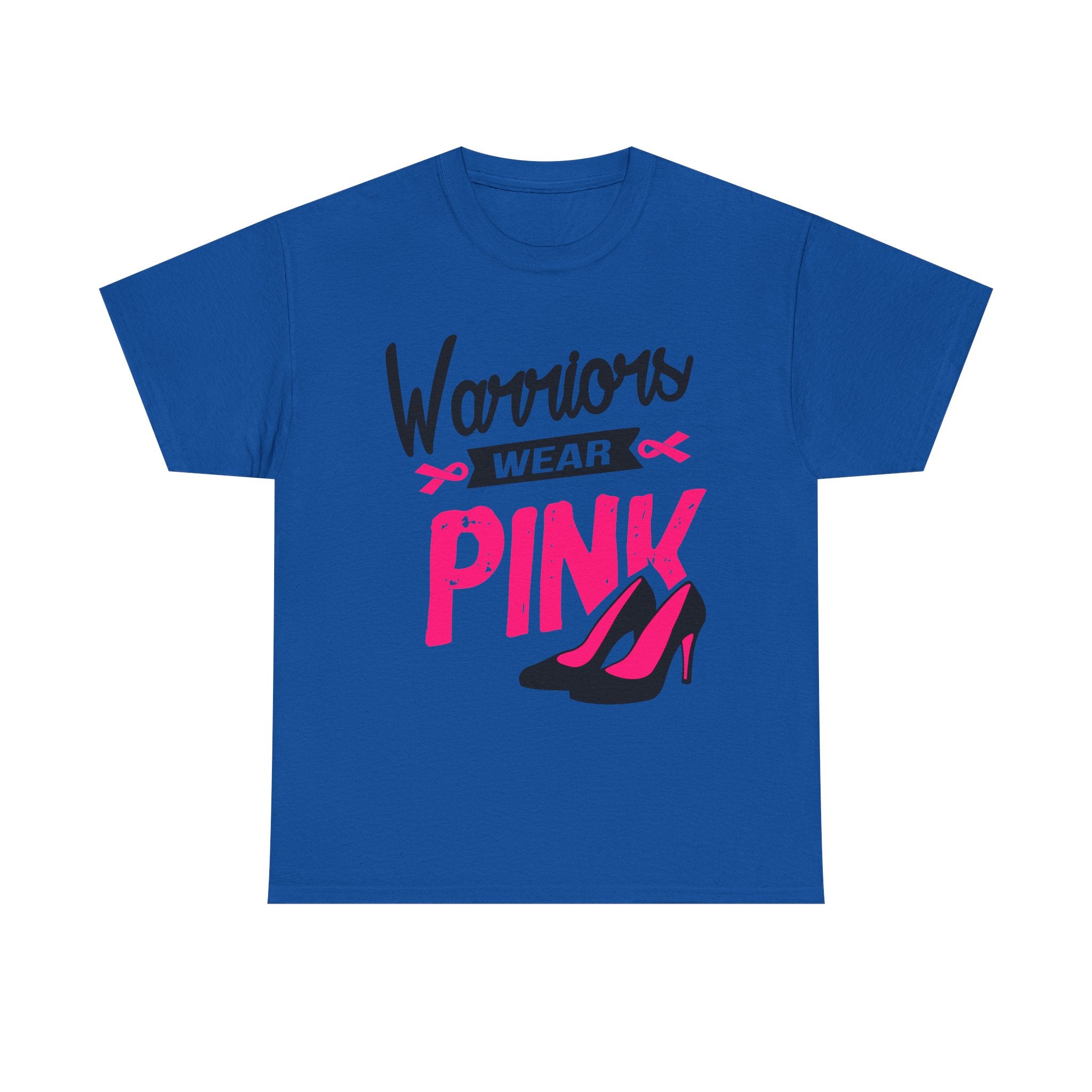 Warriors Wear Pink T-Shirt | Support Breast Cancer Awareness, Gift for Survivors, Inspirational Tee, Unisex Cotton Shirt