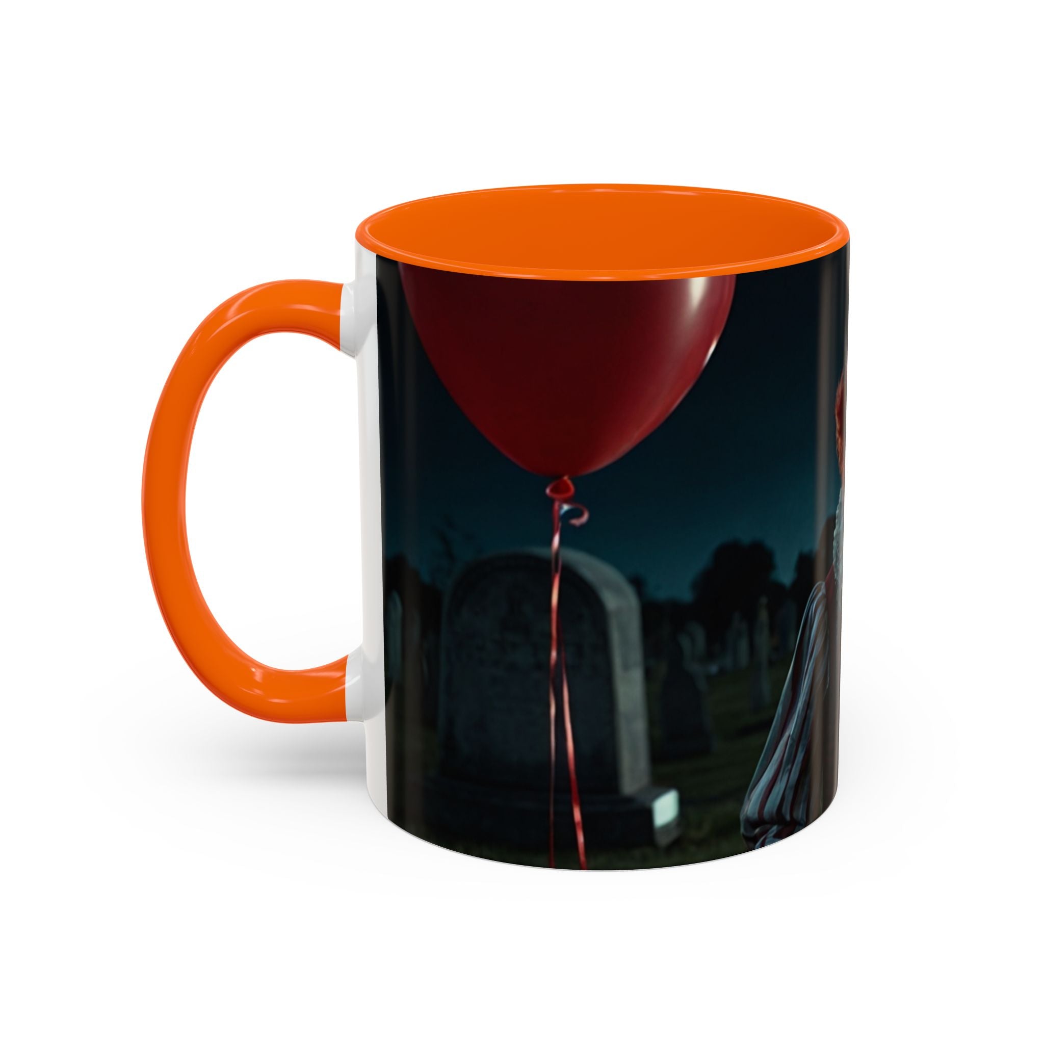 Creepy Clown Coffee Mug - Perfect for Halloween or Horror Fans art