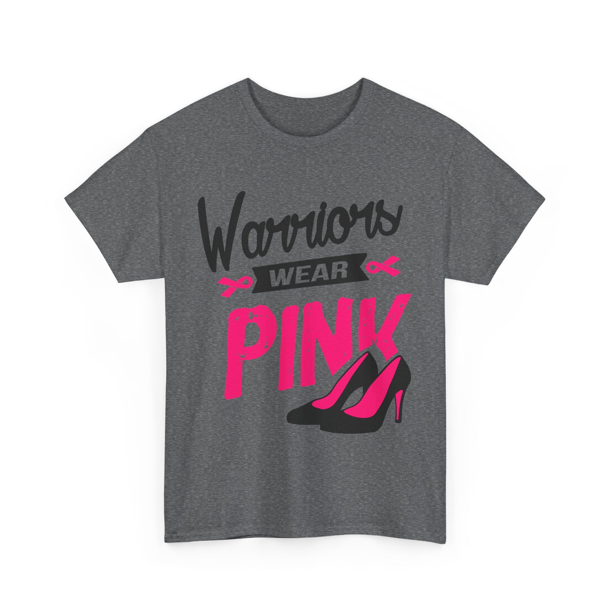 Warriors Wear Pink T-Shirt | Support Breast Cancer Awareness, Gift for Survivors, Inspirational Tee, Unisex Cotton Shirt