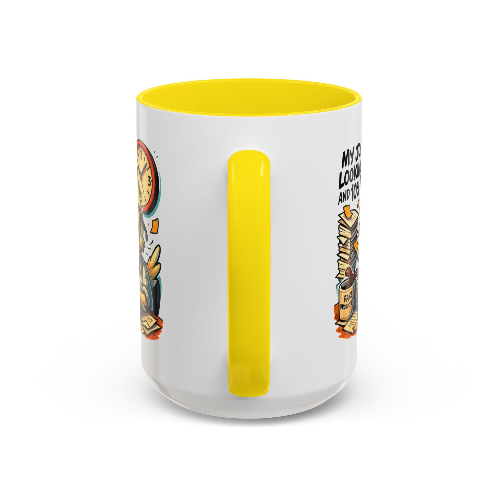 Funny Office Duck Coffee Mug | Perfect Gift for Office Workers, Desk Jokes, Humor, Funny Barista Mug, Creative Gift Idea
