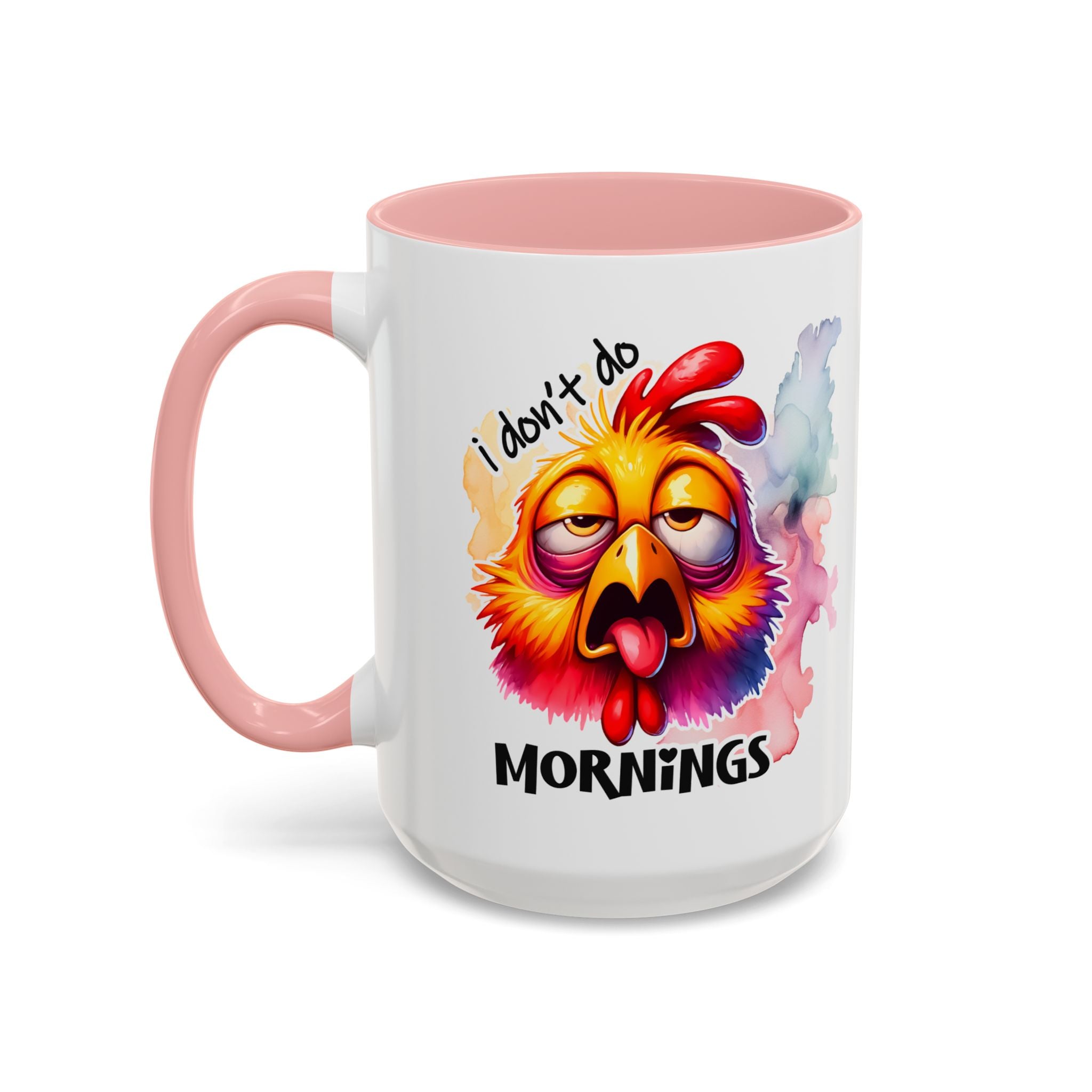 Funny Morning Coffee Mug, Humor Mug, Gift for Coffee Lovers, Sleepy Chicken Mug, Cute Drinkware, Holiday Present