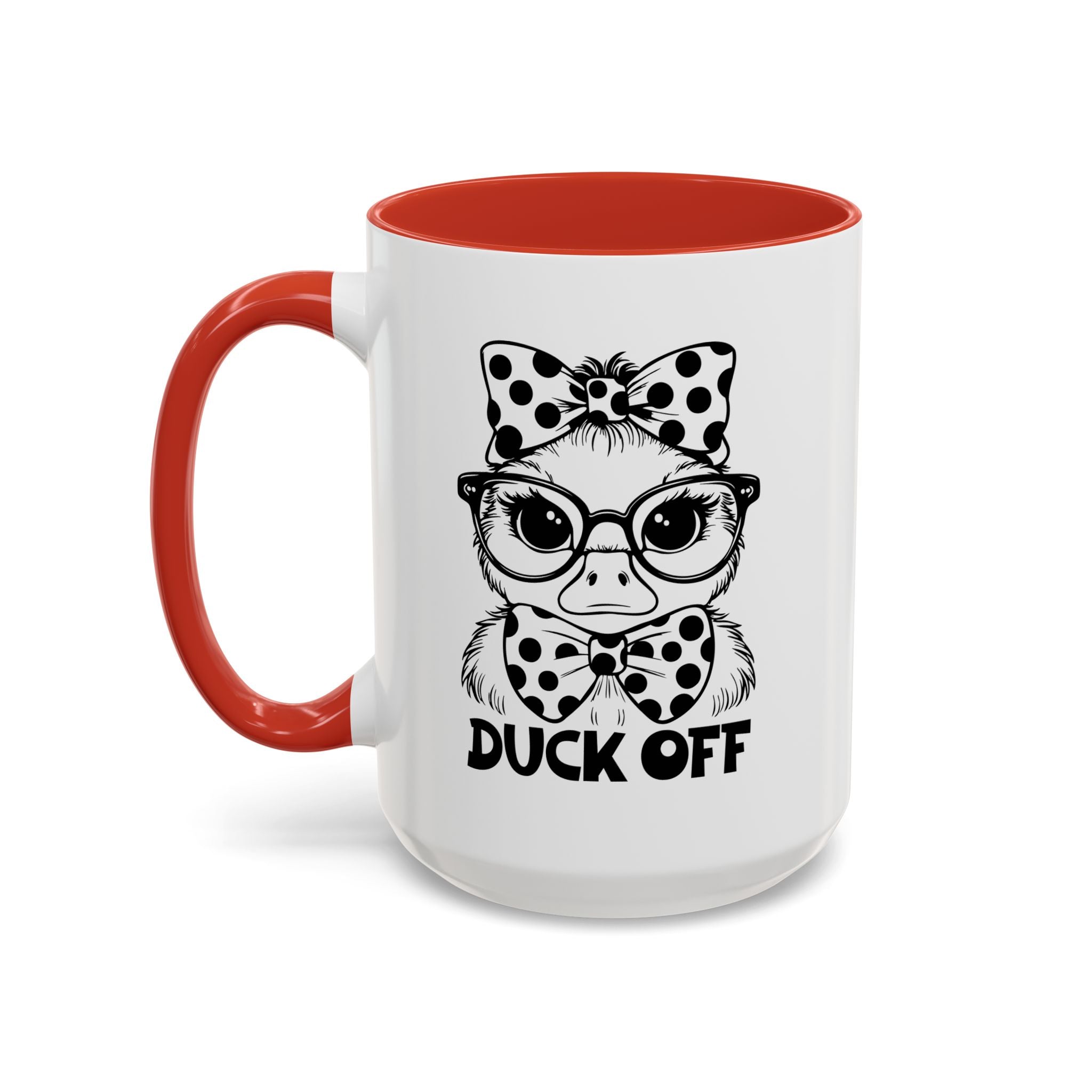 Duck off  Coffee Mug - Fun Gift for Bird Lovers, Birthday, Office Décor, Humorous Kitchenware, Unique Drinkware