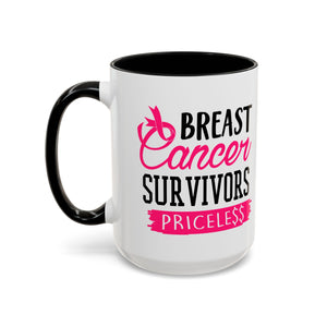 Breast Cancer Survivors Coffee Mug, Inspirational Cancer Gift, Supportive Awareness Mug, Gift for Survivors, Encouraging Morning Coffee