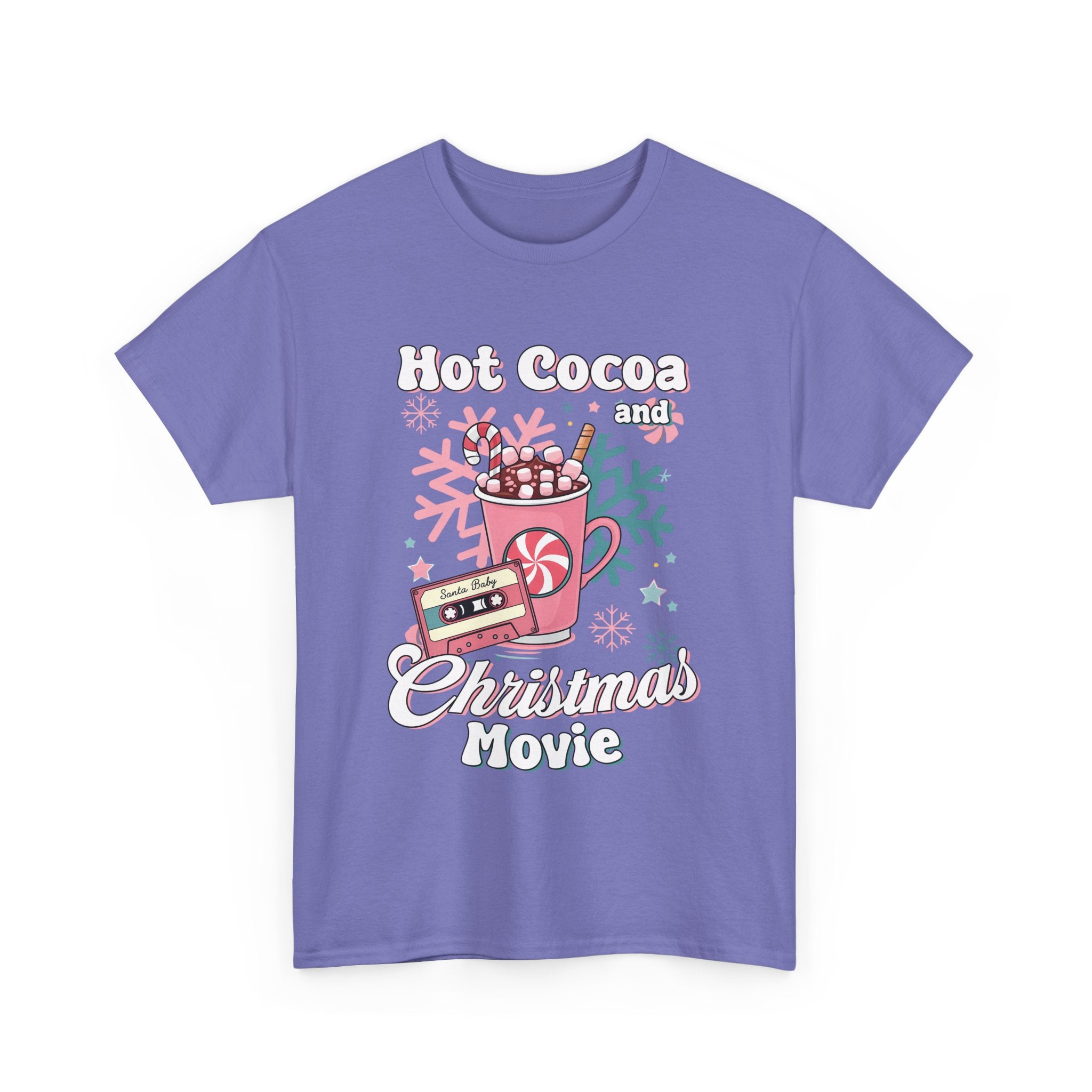 hot cocoa and christmas movie Unisex Heavy Cotton Tee
