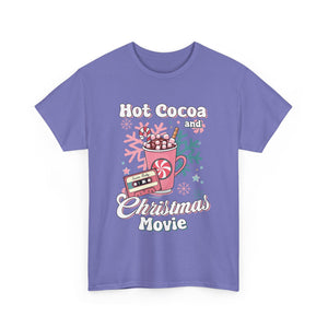 hot cocoa and christmas movie Unisex Heavy Cotton Tee