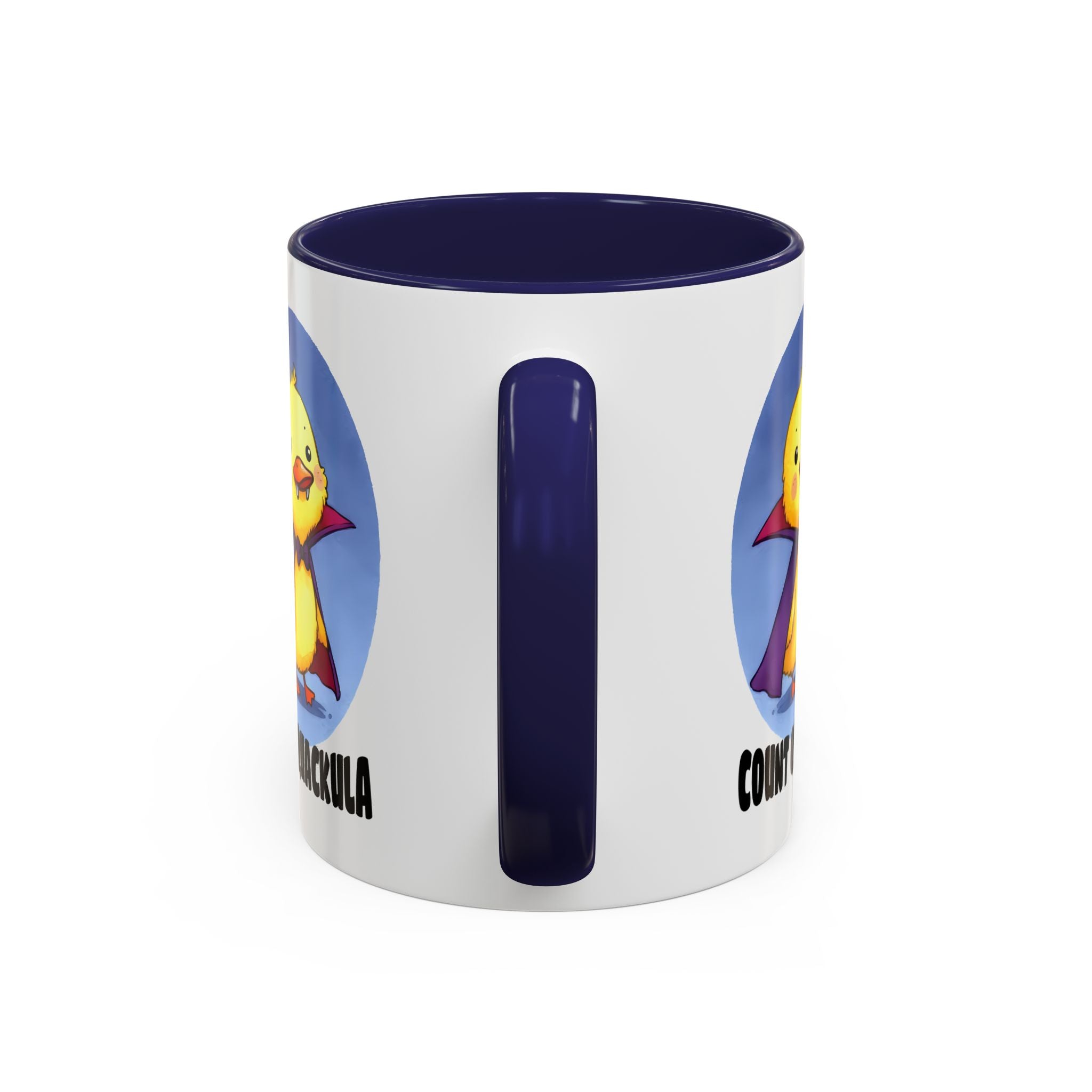 Cute Count Quackula Accent Coffee Mug - Adorable Gift for Coffee Lovers, Halloween Decor, Chick Collectors, Quirky Kitchen