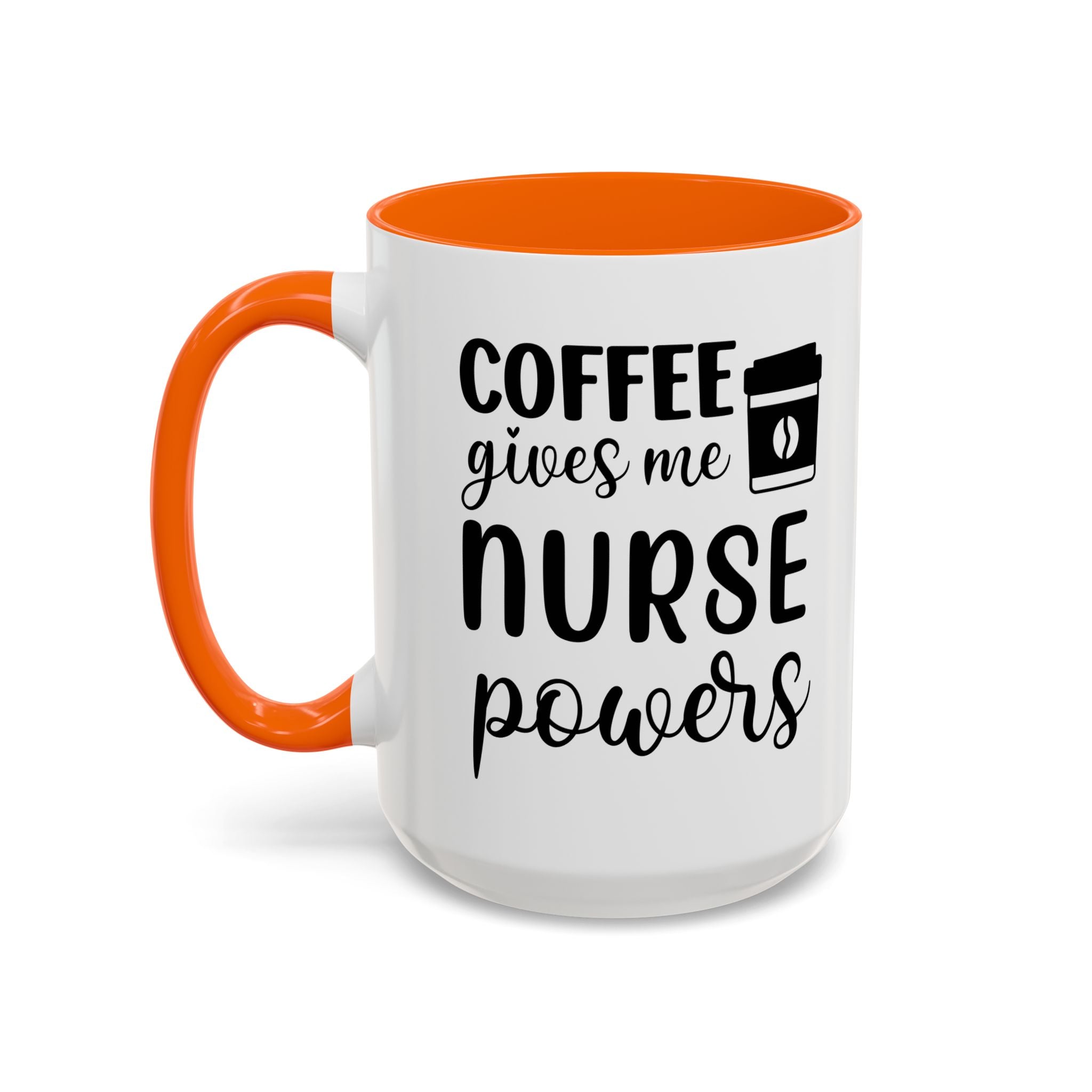 Nurse Coffee Mug, Funny Gift for Nurses, Coffee Lover's Mug, Black Accent Tea Cup, Motivational Nurse Gift