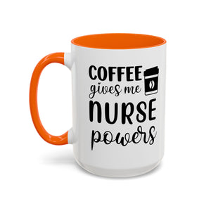 Nurse Coffee Mug, Funny Gift for Nurses, Coffee Lover's Mug, Black Accent Tea Cup, Motivational Nurse Gift