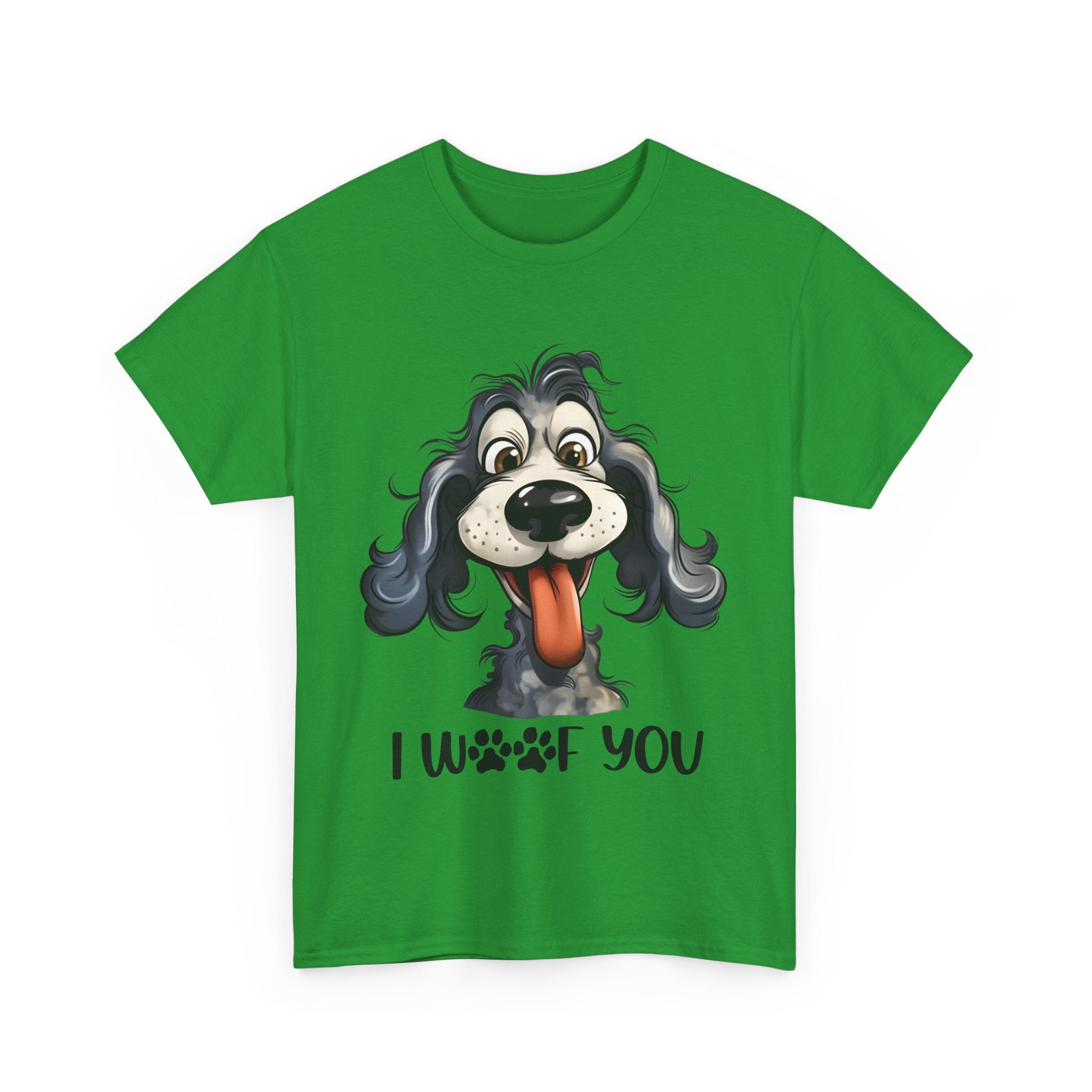 Cute Dog Lover Tee | I WOOF You T-Shirt, Pet Lover Gift, Dog Mom Shirt, Casual Wear, Anniversary Gift