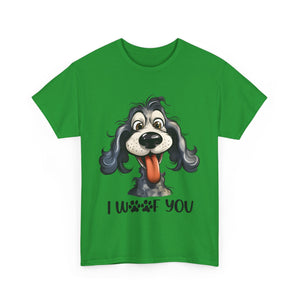 Cute Dog Lover Tee | I WOOF You T-Shirt, Pet Lover Gift, Dog Mom Shirt, Casual Wear, Anniversary Gift