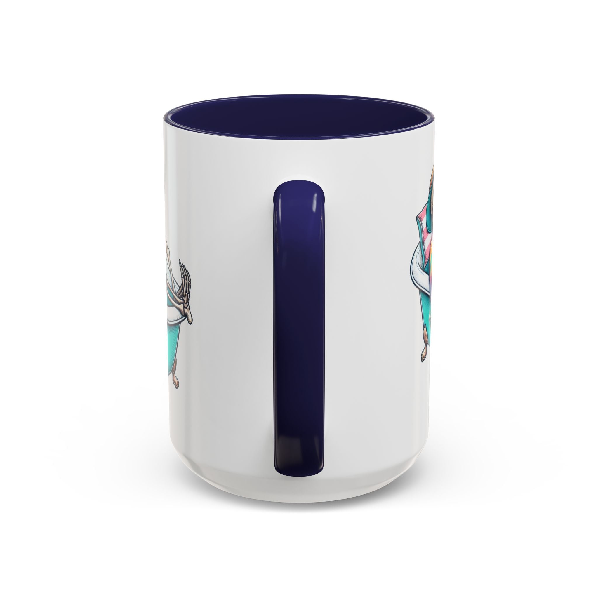 Rest in Peace Skeleton Coffee Mug - Fun Halloween Gift, Unique Home Decor, Hilarious Office Cup, Quirky Birthday Present, Spooky