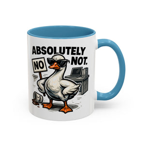 Sassy Coffee Mug, Humorous Gift for Geese Lovers, Fun Office Desk Decor, Funny Animal Cup, Quirky Kitchenware