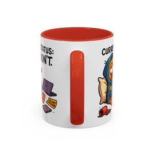 Chill Vibes Coffee Mug, Perfect for Lazy Days, Gift for Homebodies, Quirky Coffee Lover, Fun Desk Accessory, Work from Home Essentials