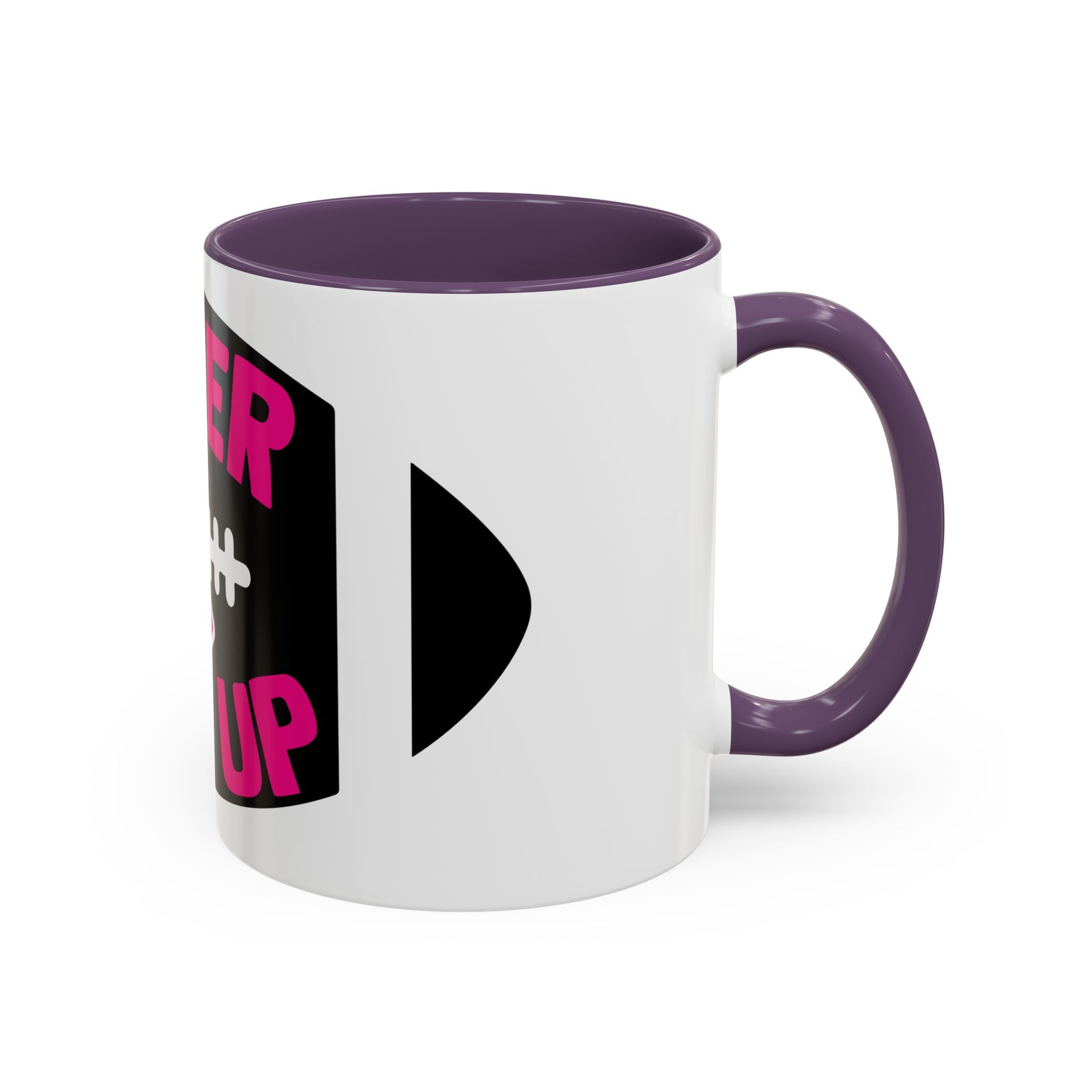 Inspirational Breast Cancer Awareness Coffee Mug - Never Give Up, Motivational Gift, Supportive Keepsake, Home or Office Decor