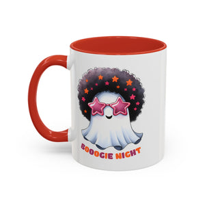 Groovy Ghost Coffee Mug - Fun, Whimsical Mug for Halloween, Parties, Gift for Friends, Unique Home Decor, Boogie Night