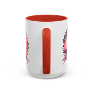 Rock 'n' Roll Accent Coffee Mug - Perfect for Music Lovers, Gift for Her, Unique Office Mug, Fun Coffee Cup, Empowering Gift Idea