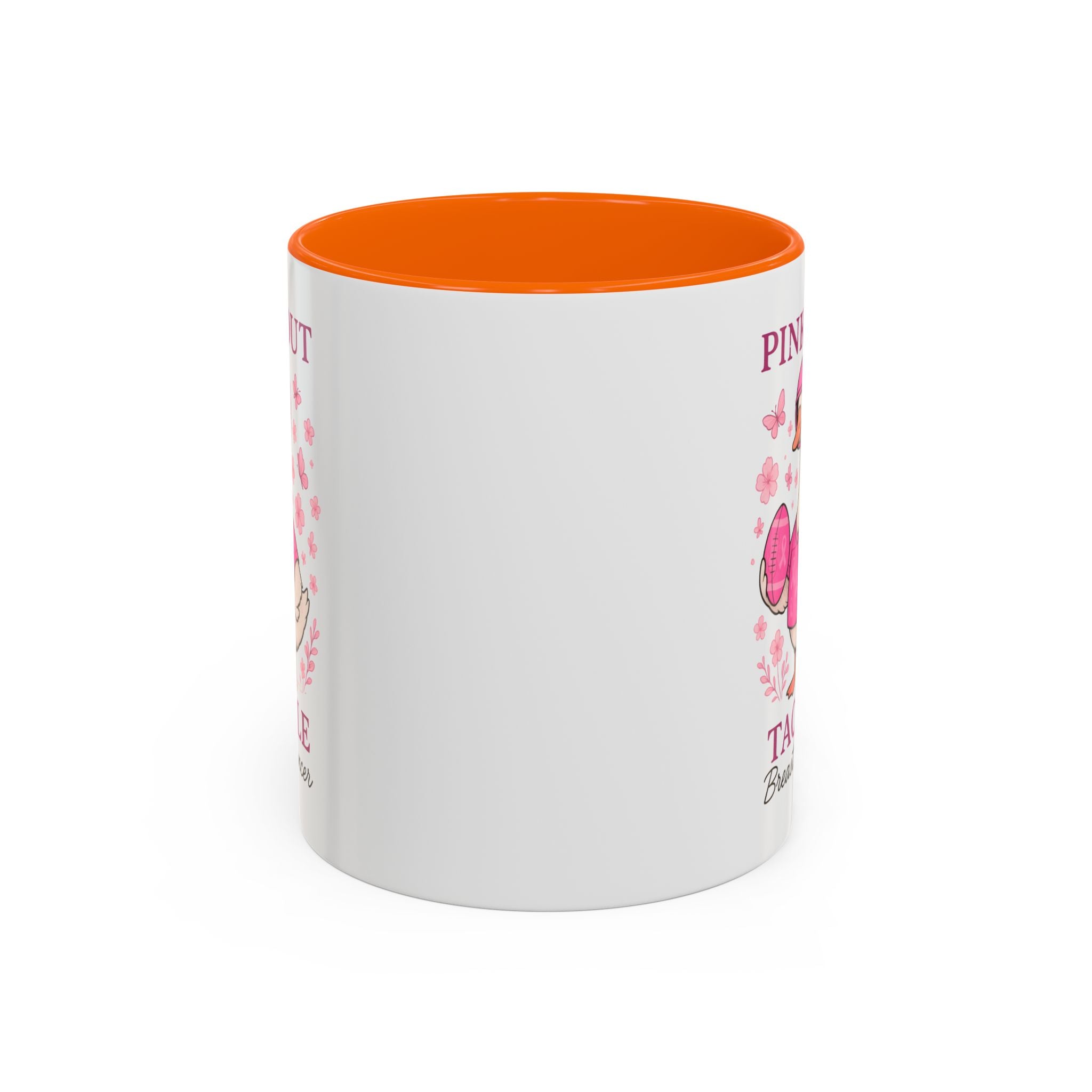 Breast Cancer Awareness Coffee Mug, Pink Out Tackle Duck Design, Supportive Gift for Fighters & Survivors, Cheerful Office Decor, [...]