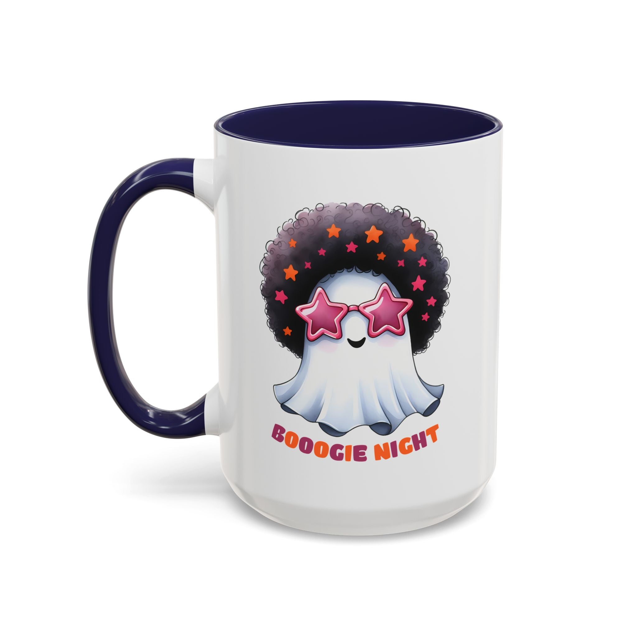 Groovy Ghost Coffee Mug - Fun, Whimsical Mug for Halloween, Parties, Gift for Friends, Unique Home Decor, Boogie Night