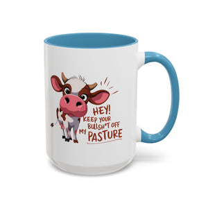 Funny Cow Coffee Mug – Perfect Gift for Farmers, Cow Lovers, Humor Fans, Cute Kitchen Decor, Office Coffee Cup