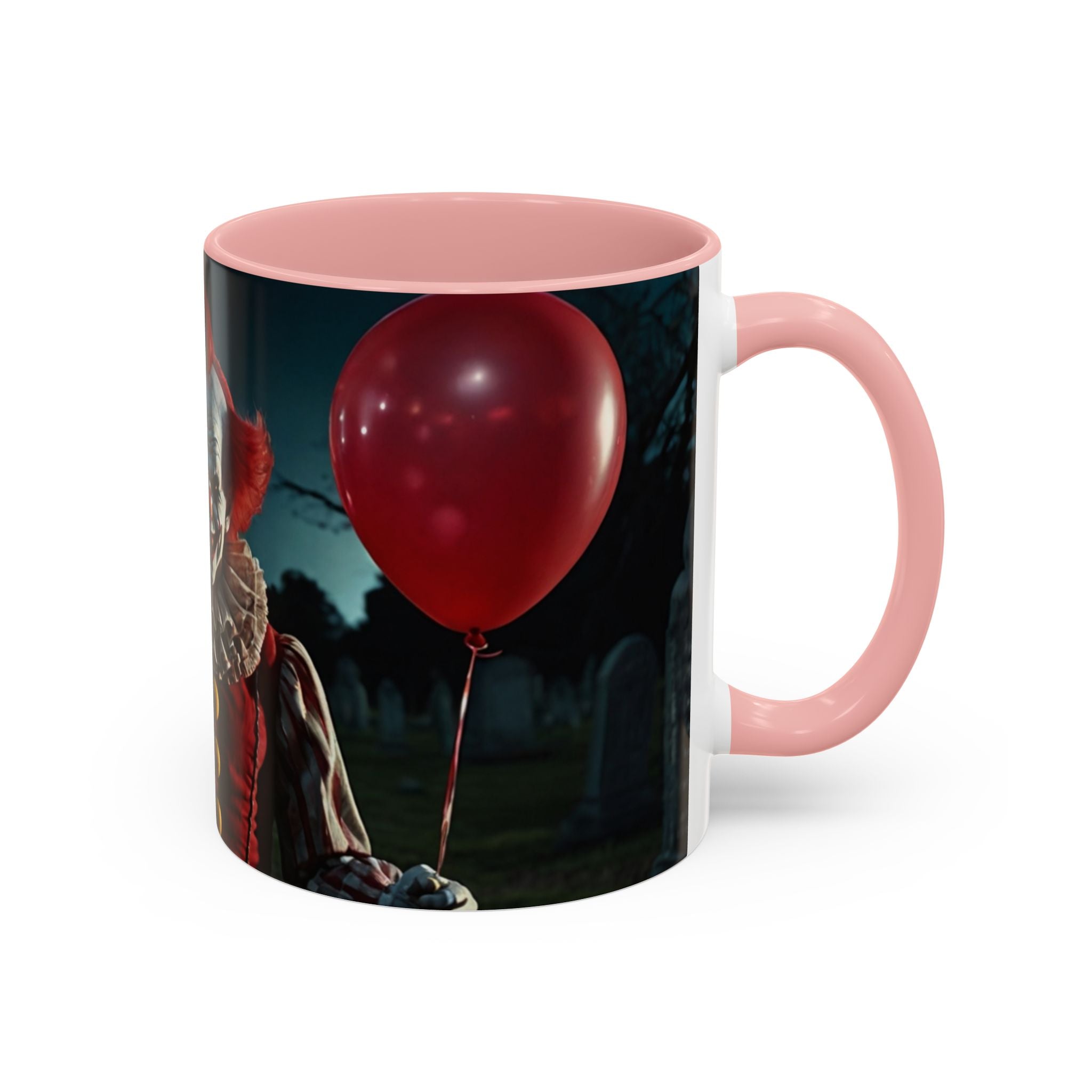 Creepy Clown Coffee Mug - Perfect for Halloween or Horror Fans art