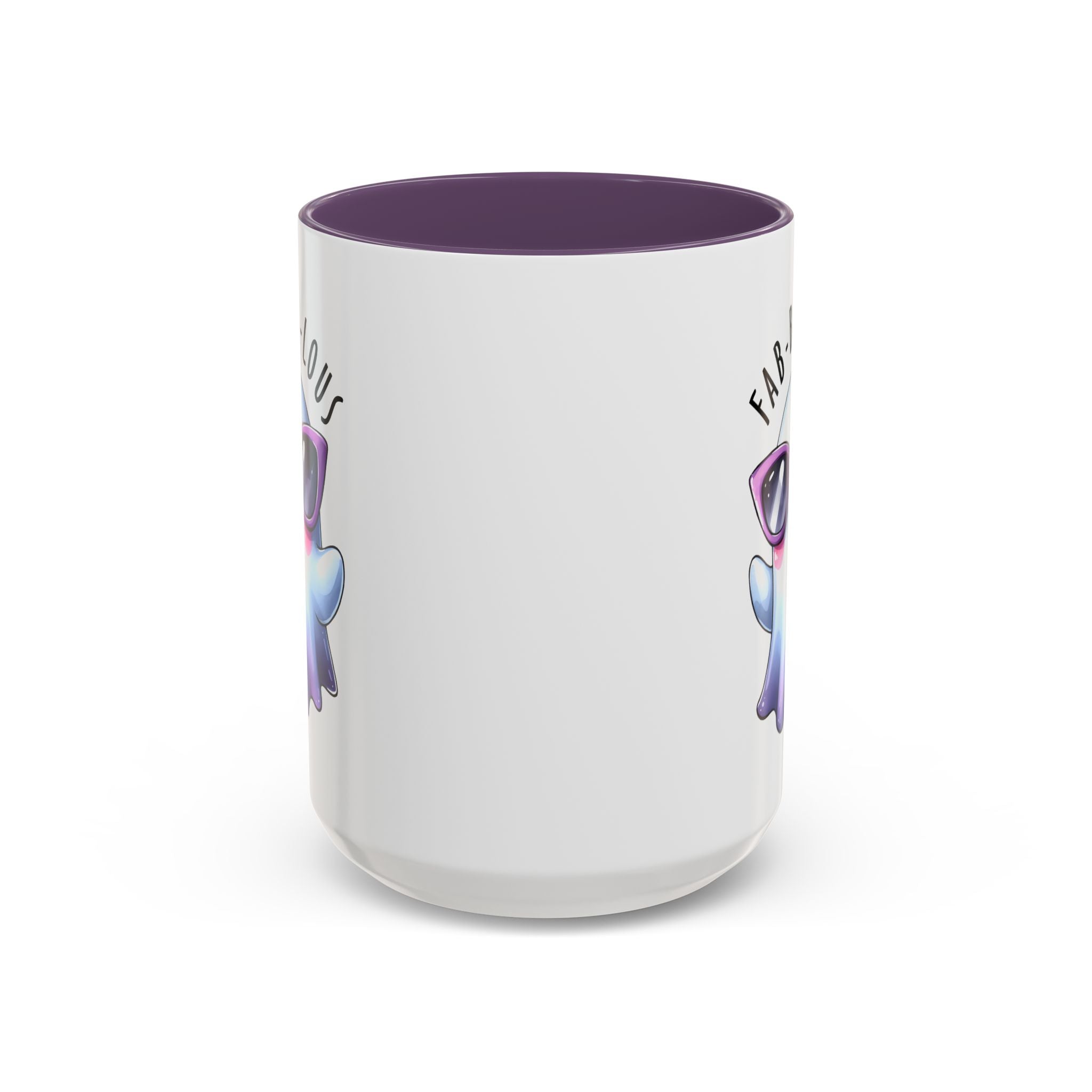 Fab-Boo-Lous Ghost Coffee Mug | Cute Halloween Mug, Fun Gift for Ghost Lovers, Spooky Seasonal Decor, Adorable Tea Cup