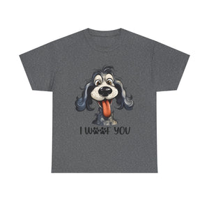 Cute Dog Lover Tee | I WOOF You T-Shirt, Pet Lover Gift, Dog Mom Shirt, Casual Wear, Anniversary Gift