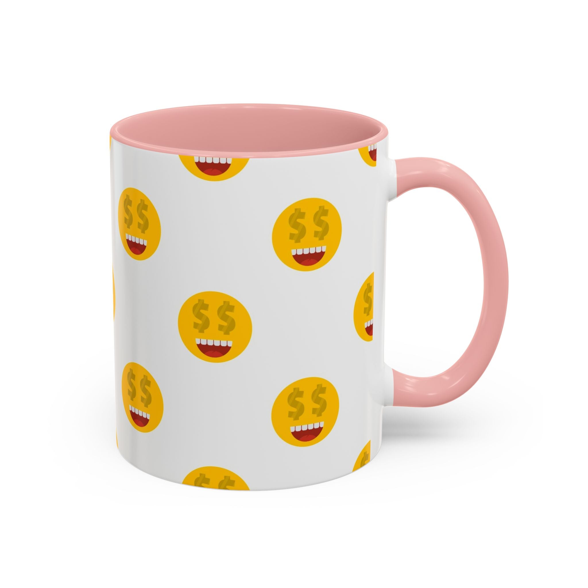 Smiles and dollars Accent Coffee Mug (11, 15oz)