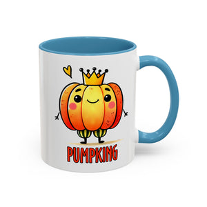Pumpkin King Coffee Mug, Cute Mug for Fall, Halloween Decor, Gift for Pumpkin Lovers, Funny Holiday Mug, Fun Kitchenware
