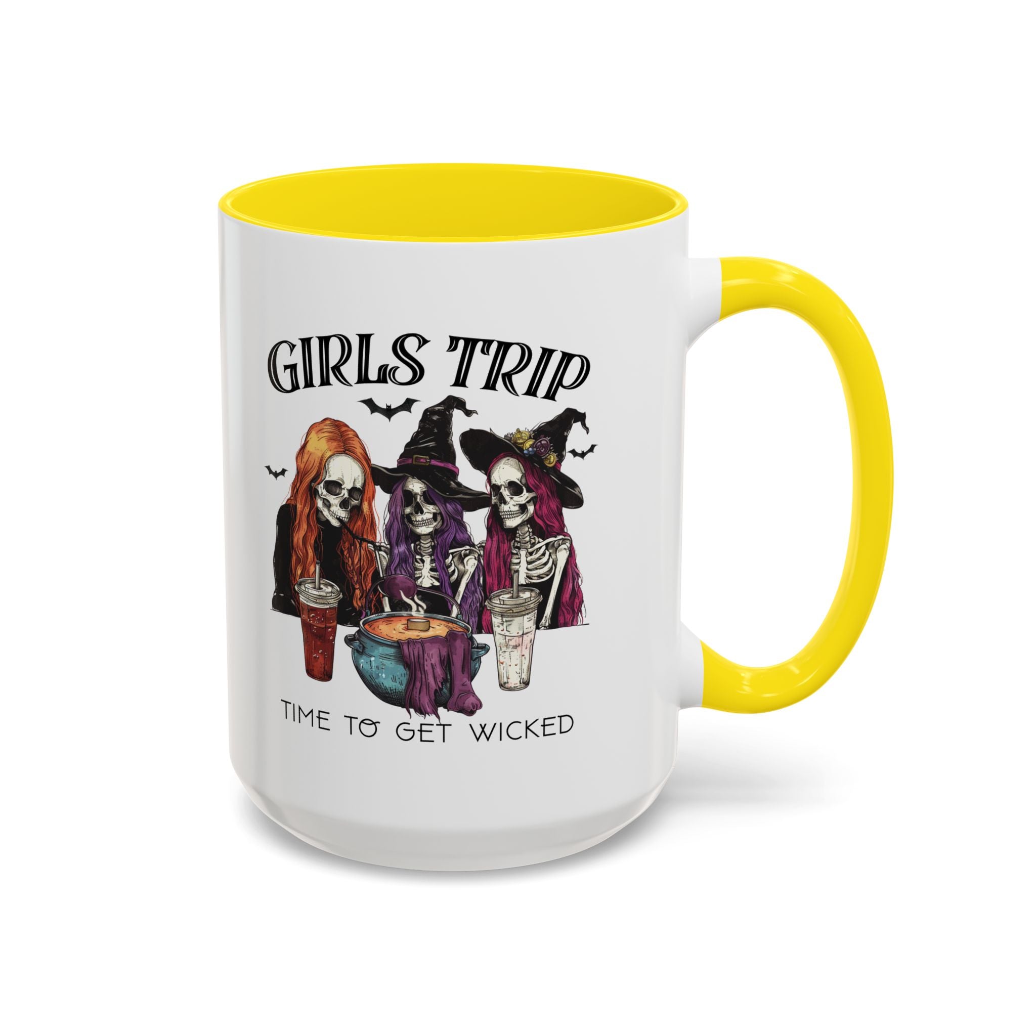 Wicked Girls Trip Coffee Mug, Halloween Gift, Spooky Vibes, Friends Gatherings, Witchy Decor, Fun Drinking Mug
