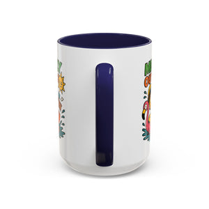 Fun Summer Coffee Mug, Quirky Gift for Beach Lovers, Office Humor Mug, Relaxation, Vacation, Cute Animal Design