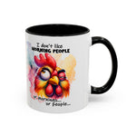 Funny Morning Coffee Mug, Rooster Mug, Gift for Coffee Lovers, Morning People, Humor Mug for Friends