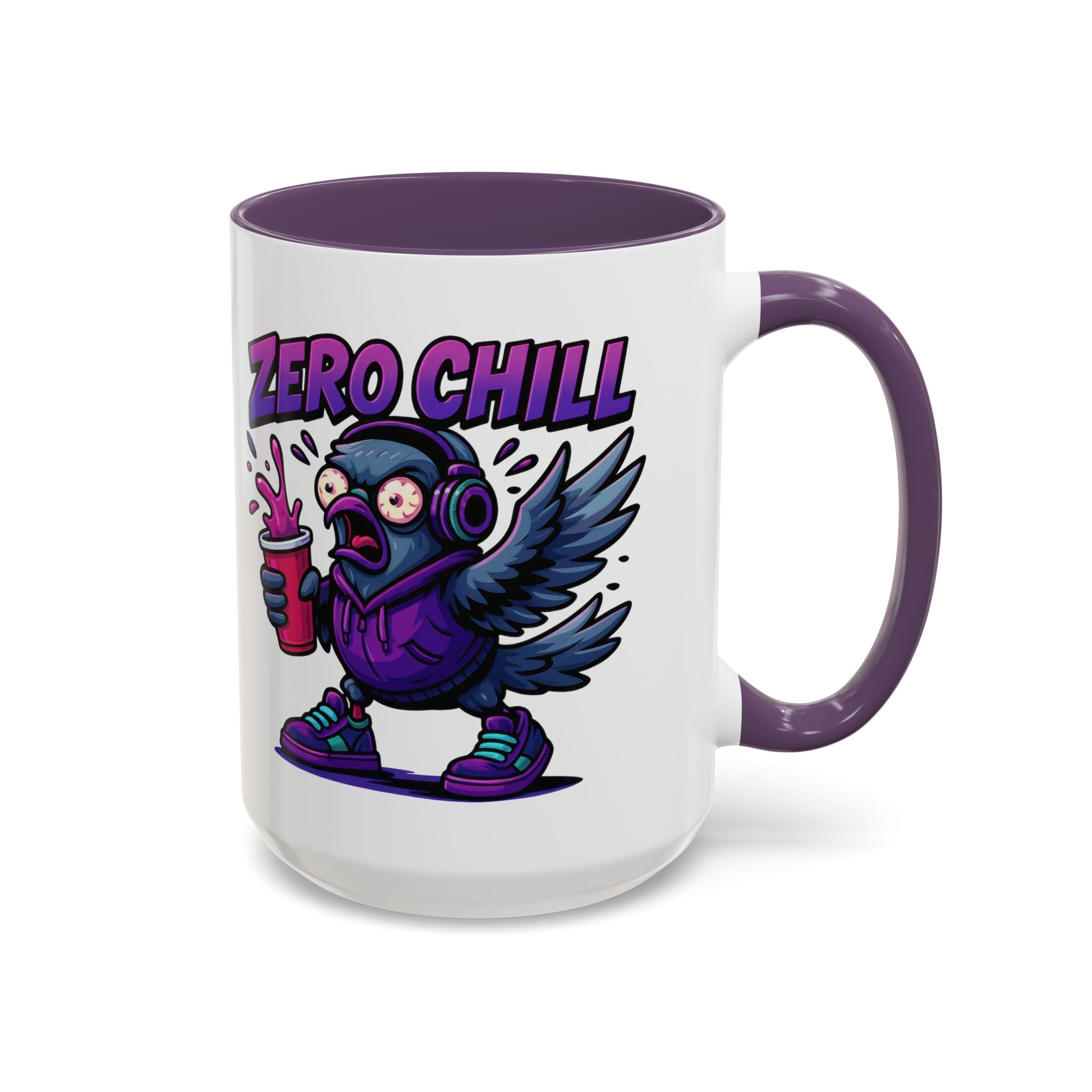 Zero Chill Accent Coffee Mug - Fun Ceramic Cup for Coffee Lovers, Unique Gift for Friends, Quirky Drinkware, Perfect for Birthdays, [...]