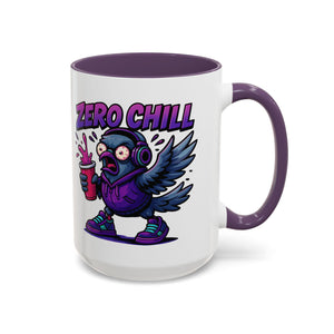 Zero Chill Accent Coffee Mug - Fun Ceramic Cup for Coffee Lovers, Unique Gift for Friends, Quirky Drinkware, Perfect for Birthdays, [...]