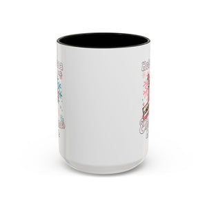 Hot Cocoa & Christmas Movie Mug, Cozy Holiday Cup, Winter Gift, Festive Beverage Container, Cute Coffee Mug