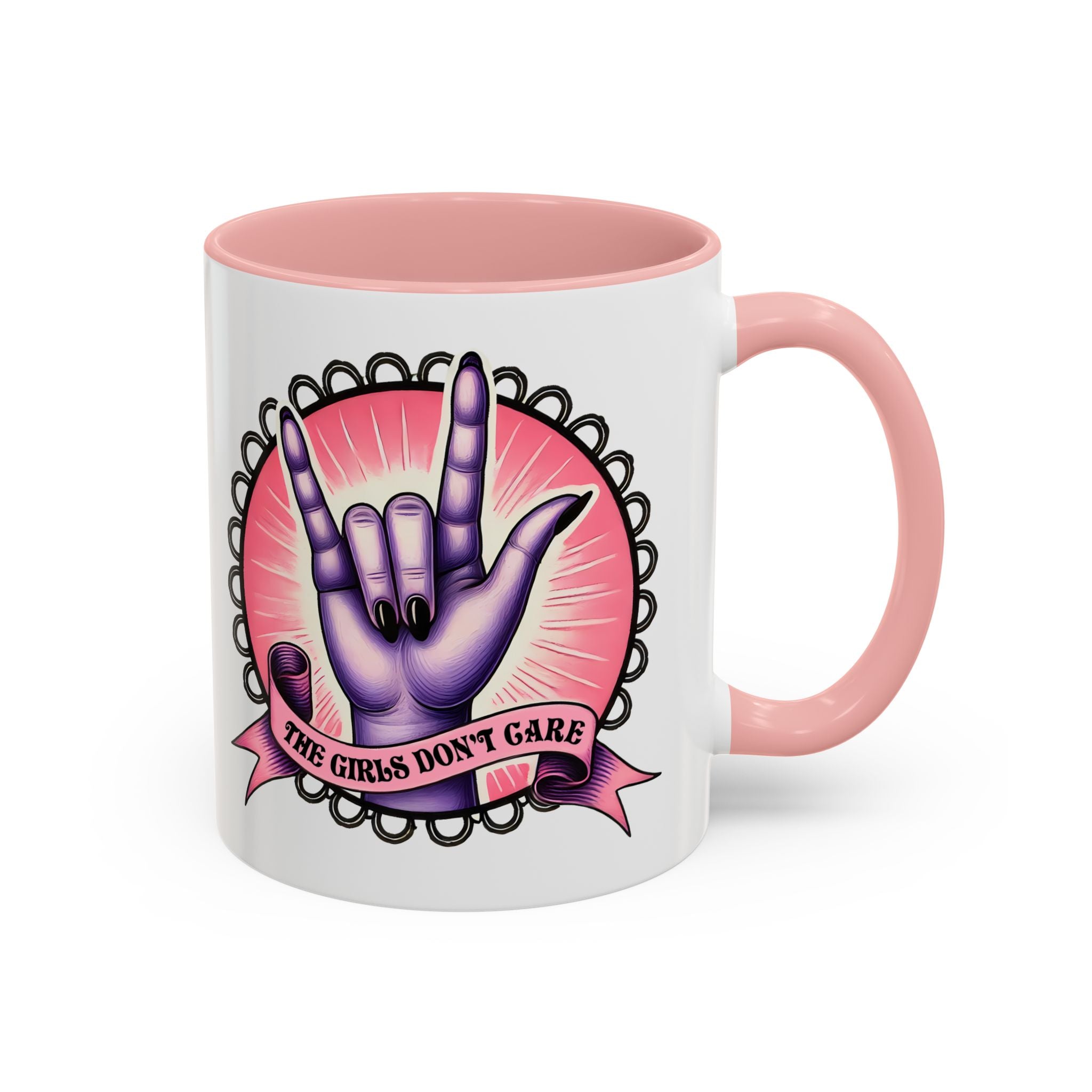 Rock 'n' Roll Accent Coffee Mug - Perfect for Music Lovers, Gift for Her, Unique Office Mug, Fun Coffee Cup, Empowering Gift Idea