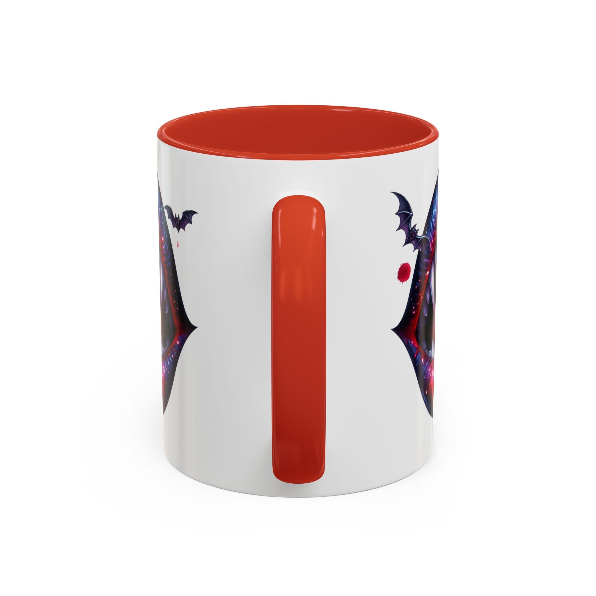 Vampire Lips Coffee Mug, Gothic Drinkware, Halloween Gift, Spooky Kitchen Decor, Vampires, Halloween Party Accessories