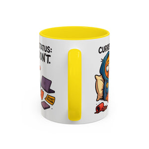 Chill Vibes Coffee Mug, Perfect for Lazy Days, Gift for Homebodies, Quirky Coffee Lover, Fun Desk Accessory, Work from Home Essentials