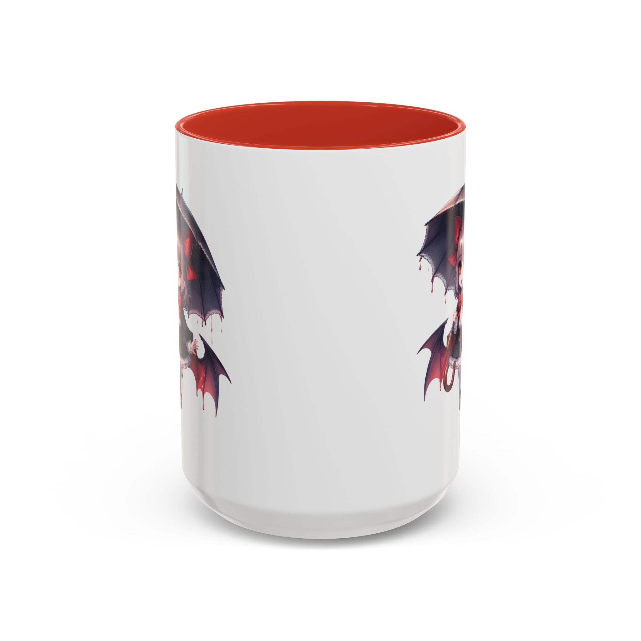 Gothic vampire girl  horror art Accent Coffee Mug (11, 15oz)