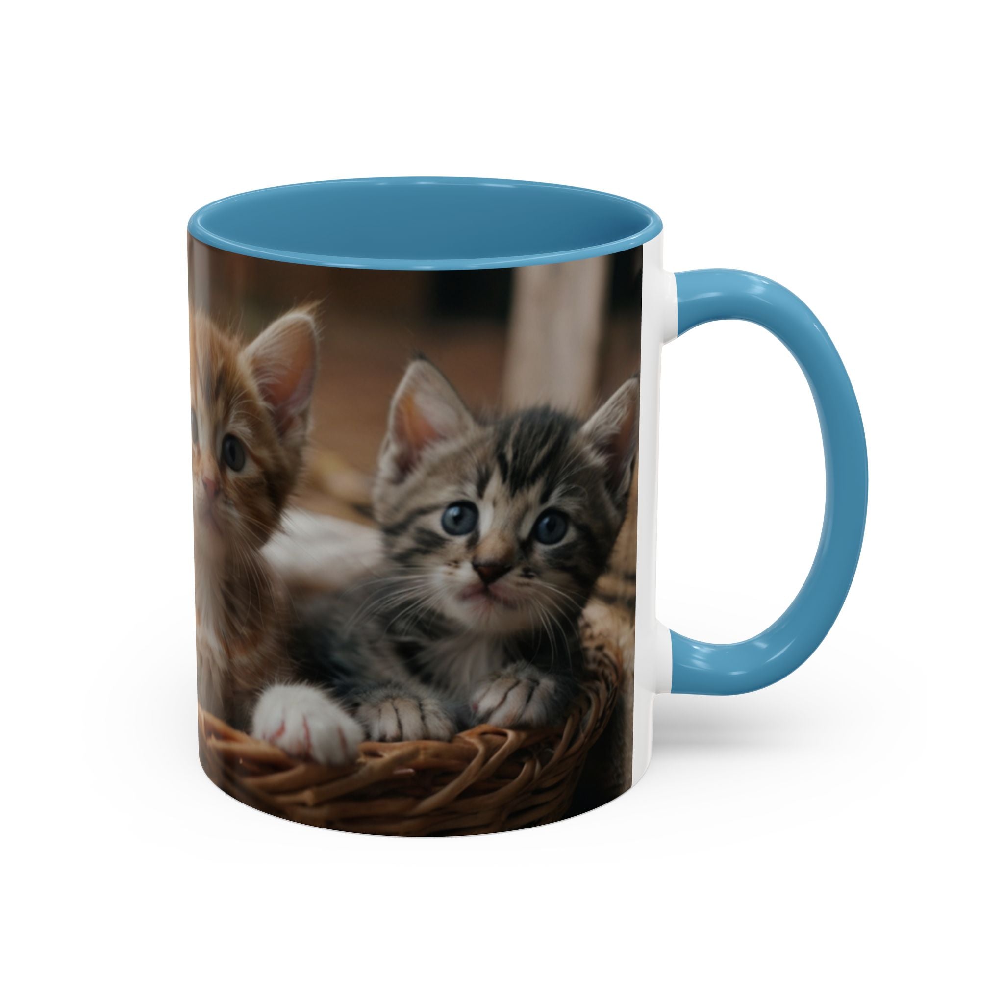 Cute Cat Accent Coffee Mug - 11oz & 15oz family of cats