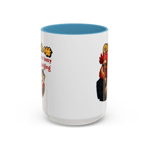Funny Cluck Off Coffee Mug - Perfect for Chicken Lovers, Gag Gifts, Office Humor, and Birthdays