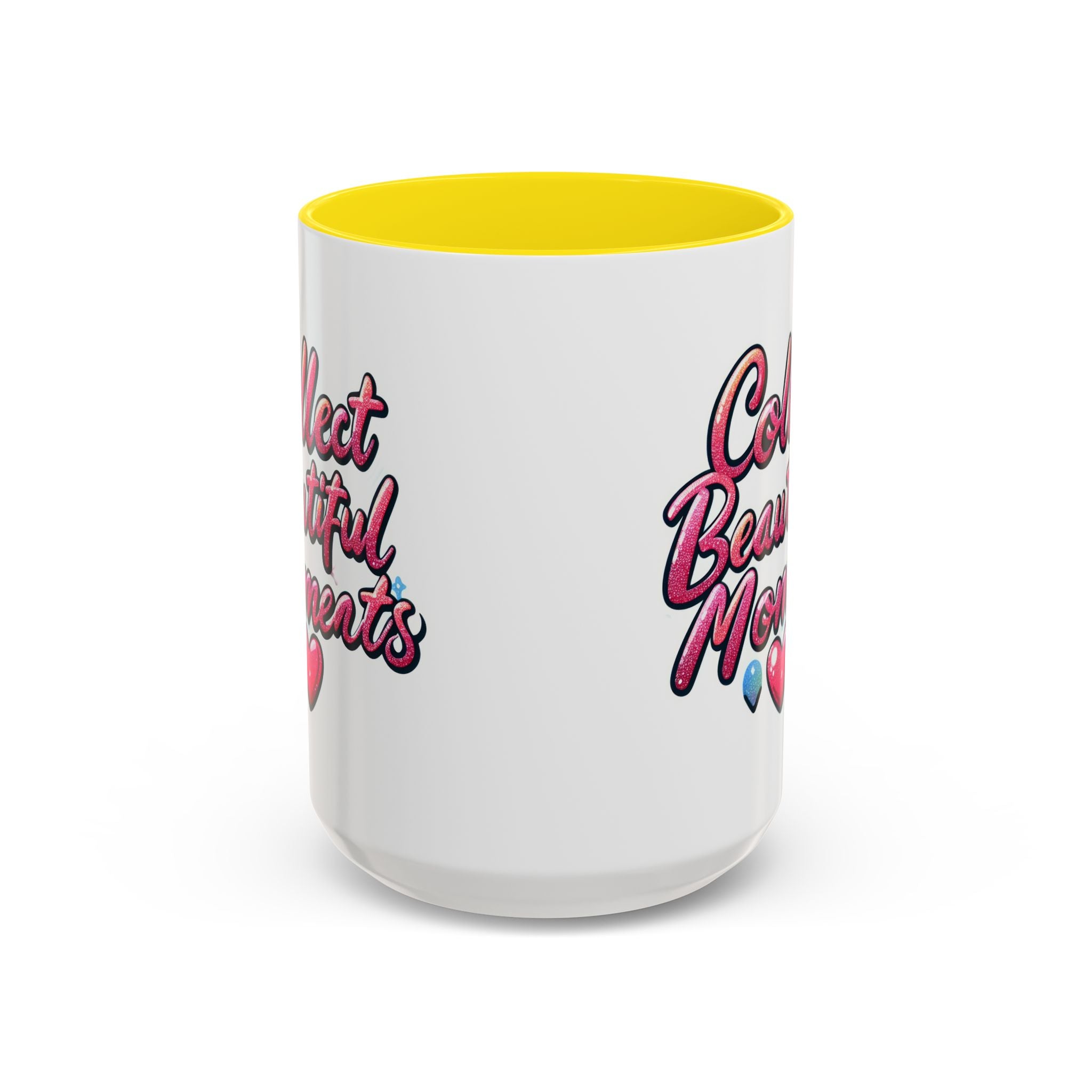 Collect Beautiful Moments Coffee Mug - 11oz & 15oz positive vibe love heart cup