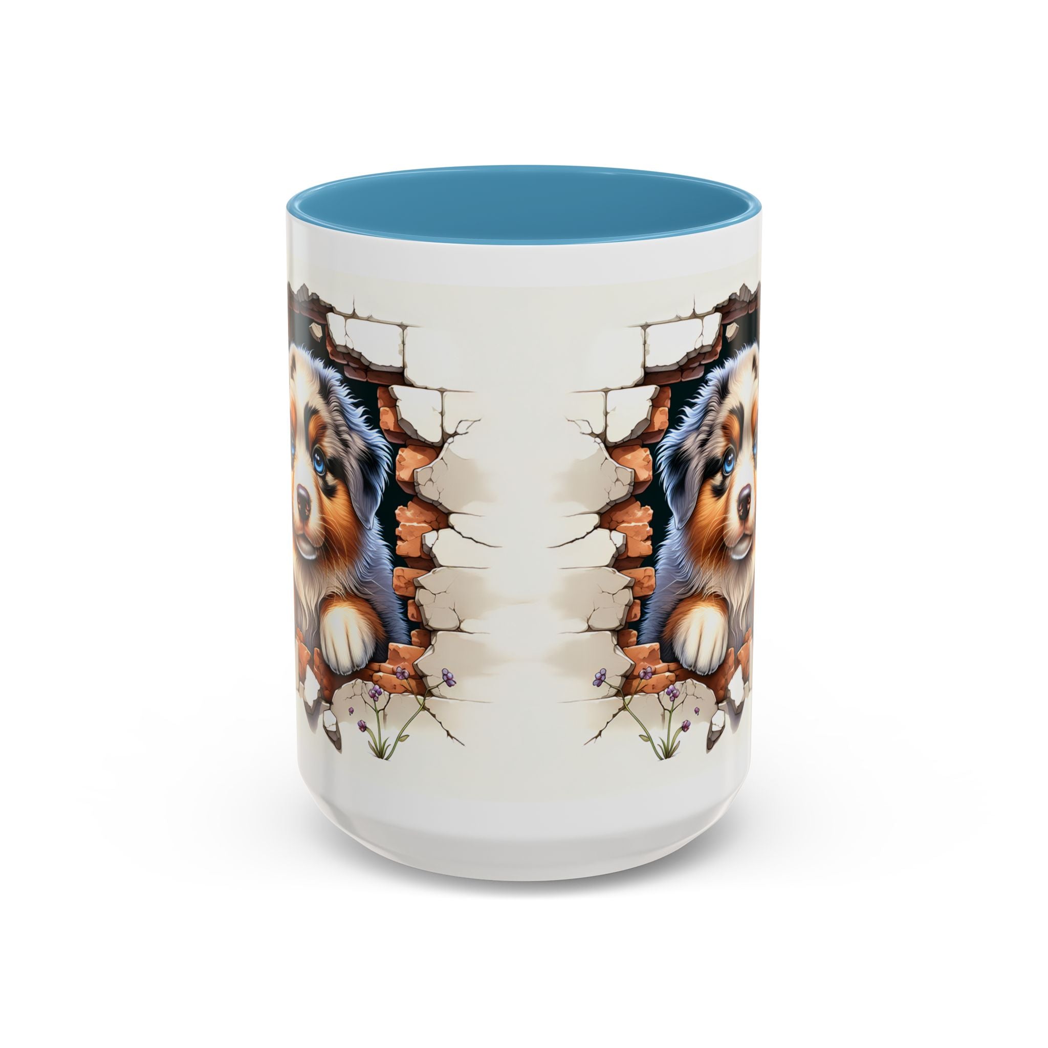 Cute Puppy Accent Coffee Mug - Perfect Gift for Dog Lovers, Unique Pet Lover Mug, Mother’s Day, Birthday, Home Decor