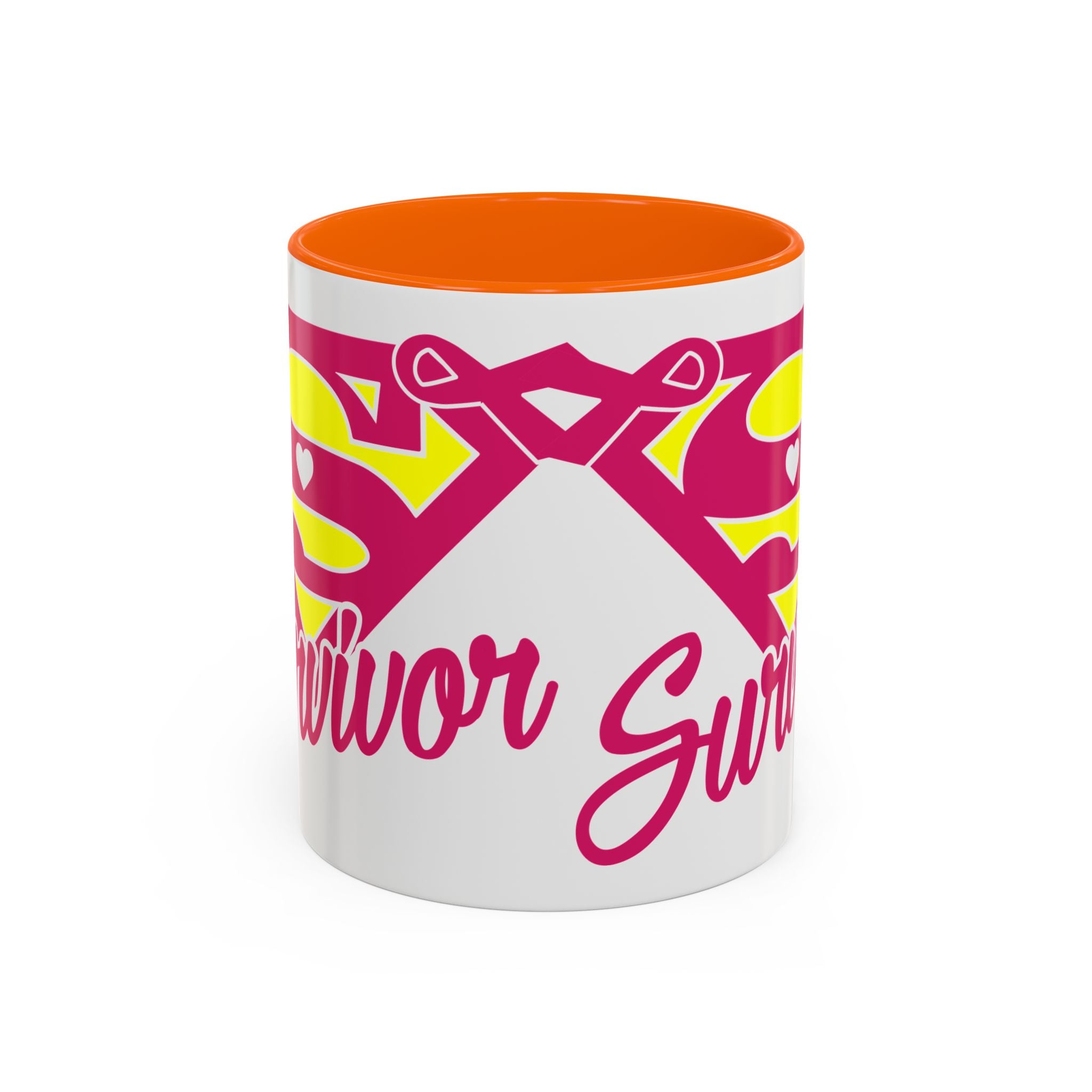 Survivor Mug 11oz & 15oz | Cancer Awareness, Motivational Gift, Empowerment, Superhero Theme, Unique Coffee Cup