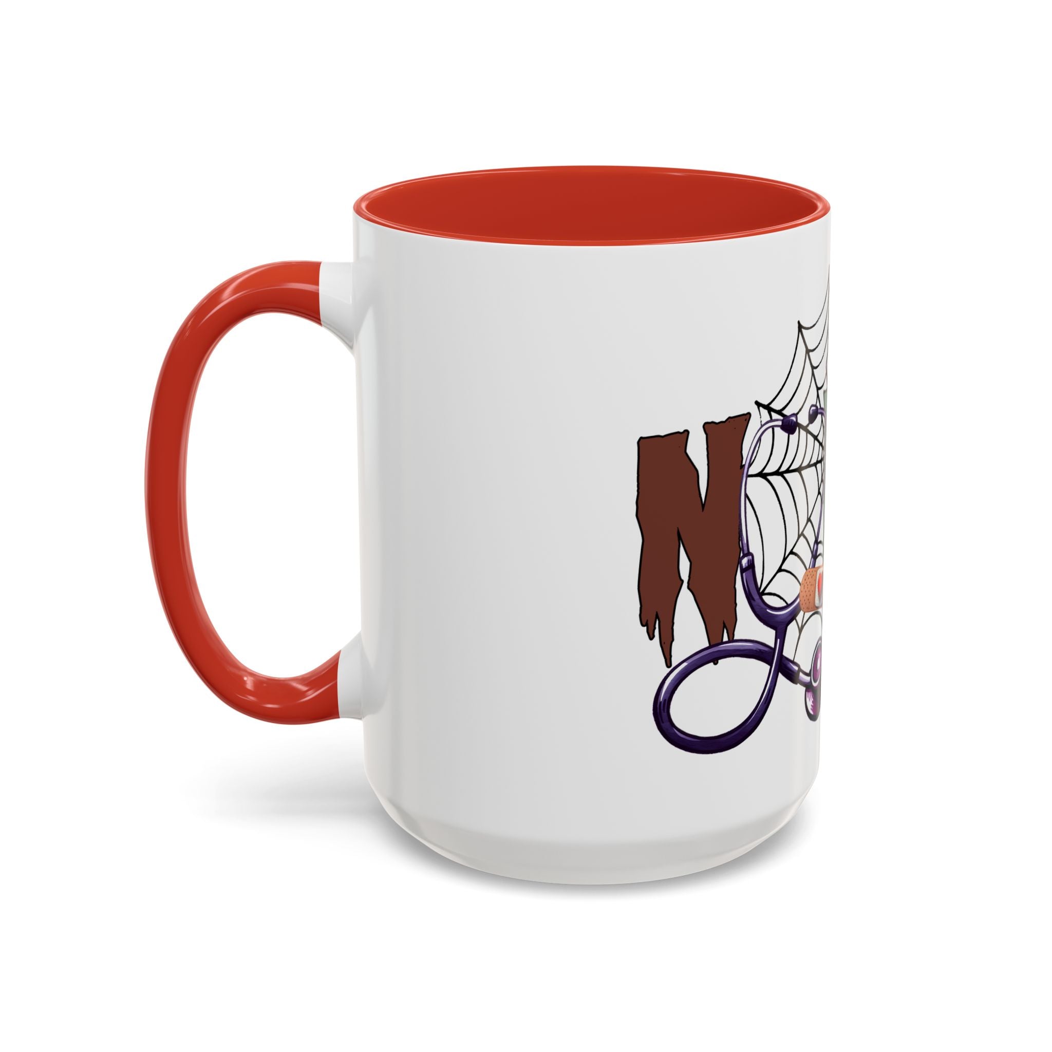 halloween nurse Accent Coffee Mug (11, 15oz) spooky