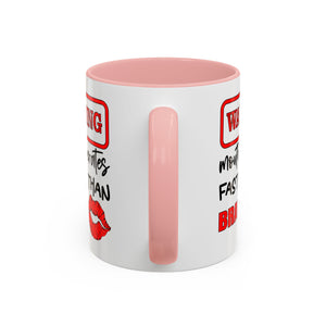 Funny Warning Coffee Mug - 'Mouth Operates Faster Than Brain' - Perfect for Coffee Lovers