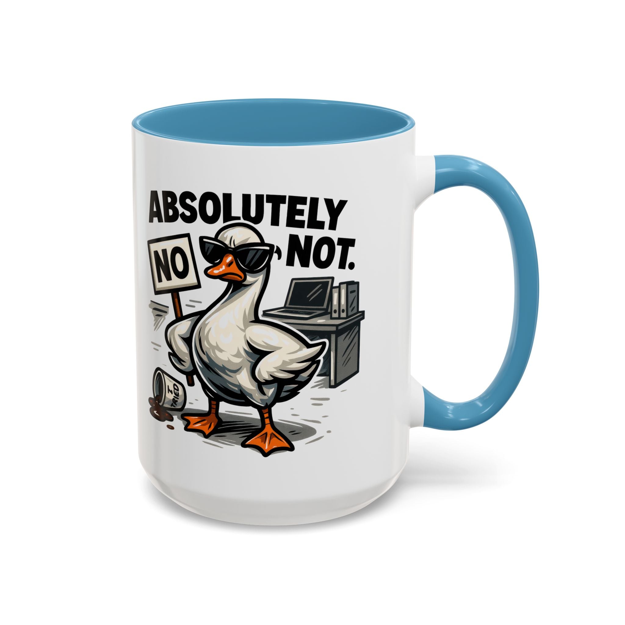Sassy Coffee Mug, Humorous Gift for Geese Lovers, Fun Office Desk Decor, Funny Animal Cup, Quirky Kitchenware