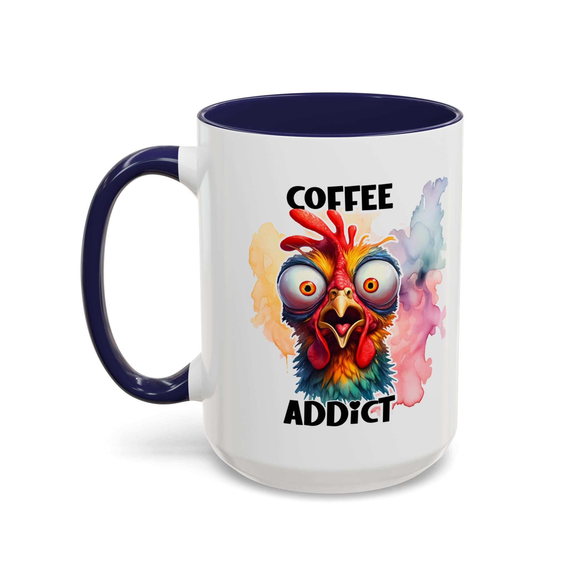Coffee Addict Mug, Funny Coffee Lover Gift, Unique Kitchen Decor, Quirky Morning Brew Cup, Perfect for Birthdays & Holidays